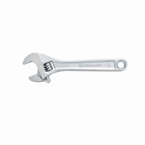 Crescent® AC210VS Adjustable Wrench, 1-5/16 in, Polished Chrome, 10 in OAL, Heat Treated Alloy Steel Body, Heat Treated Alloy Steel